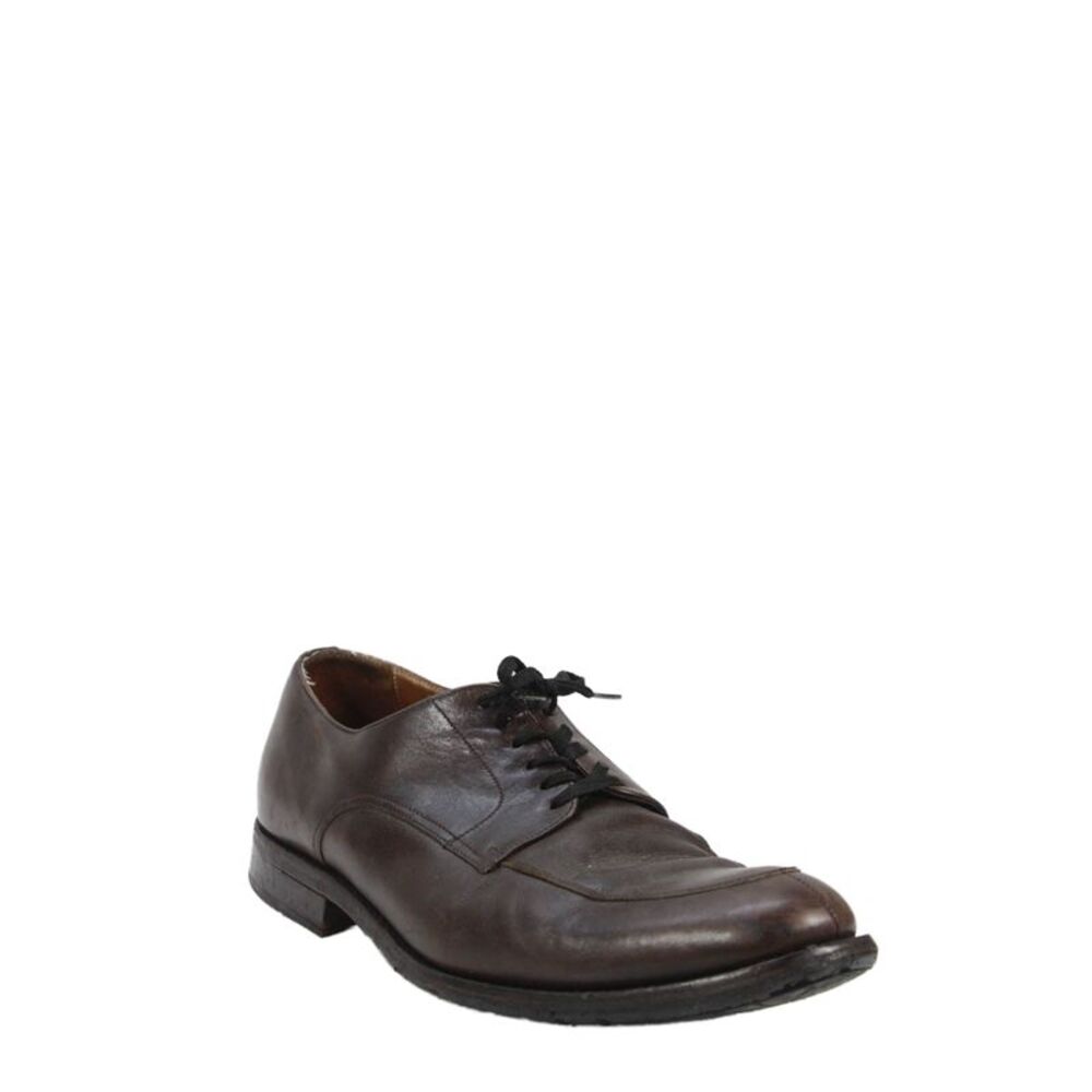 Barneys New York Mens Leather Lace Up Oxford Shoes Walnut Brown Size 11